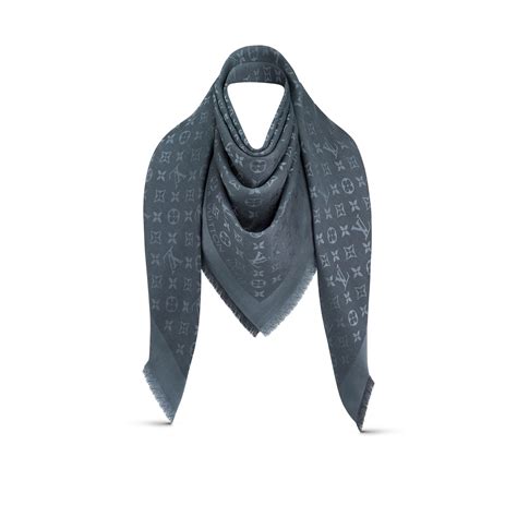 louis vuitton schal monogram schwarz|louis vuitton shawl and stoles.